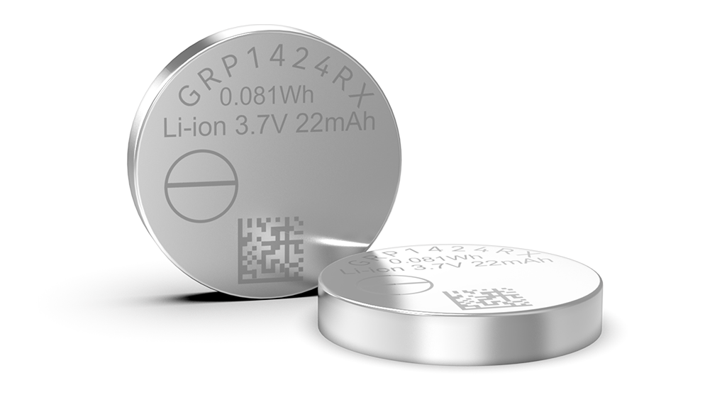 GRP1424RX 可充电锂离子纽扣电池
