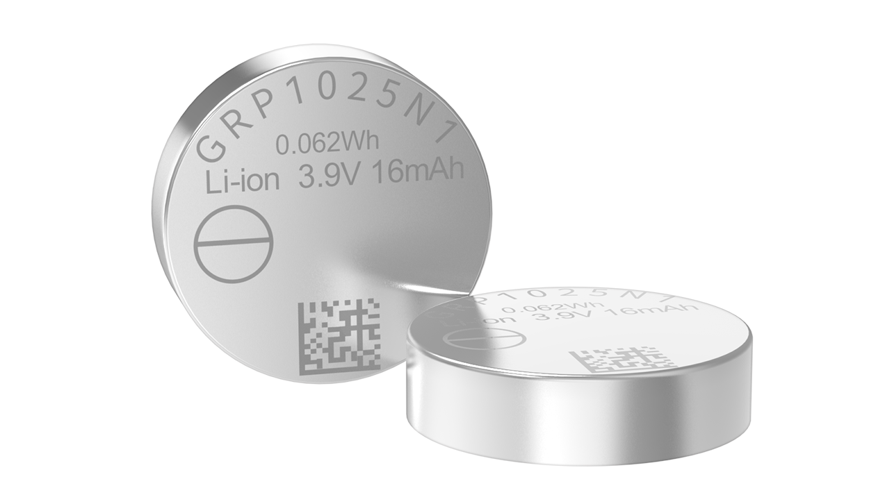 GRP1025 N1可充电锂离子纽扣电池