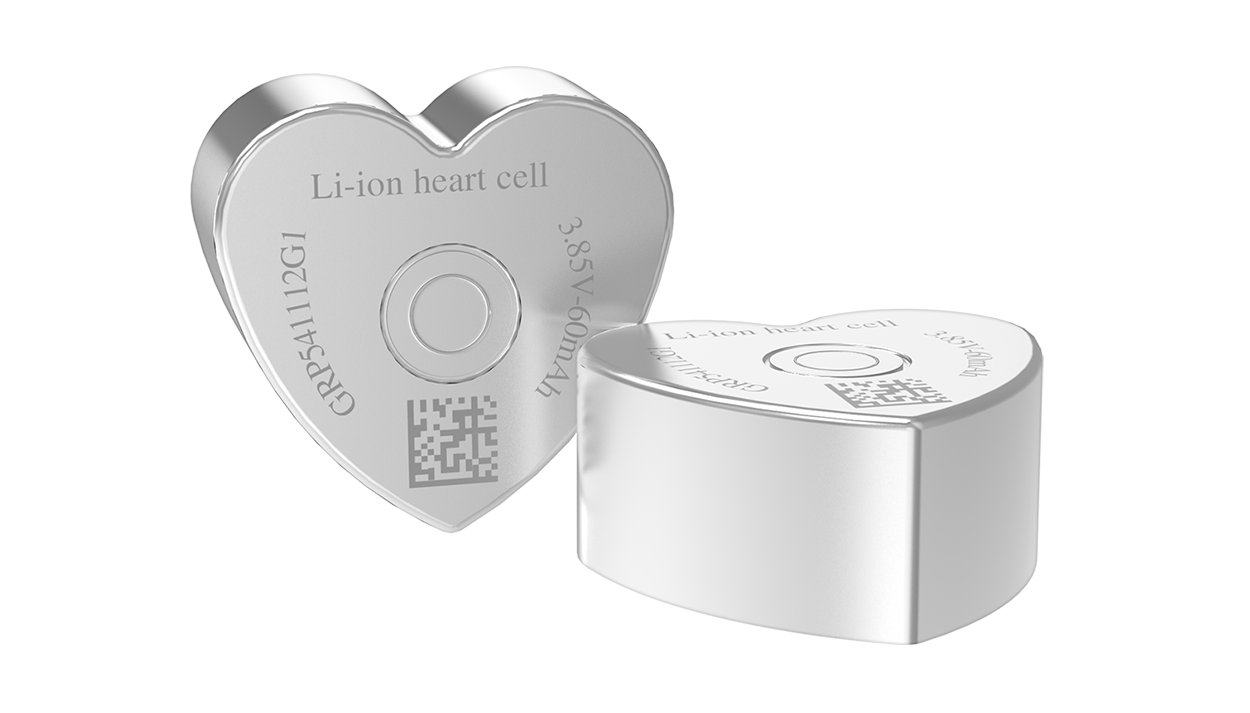 心形纽扣电池