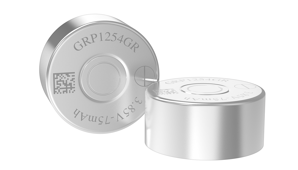 GRP1254GR 3.83V锂离子纽扣电池
