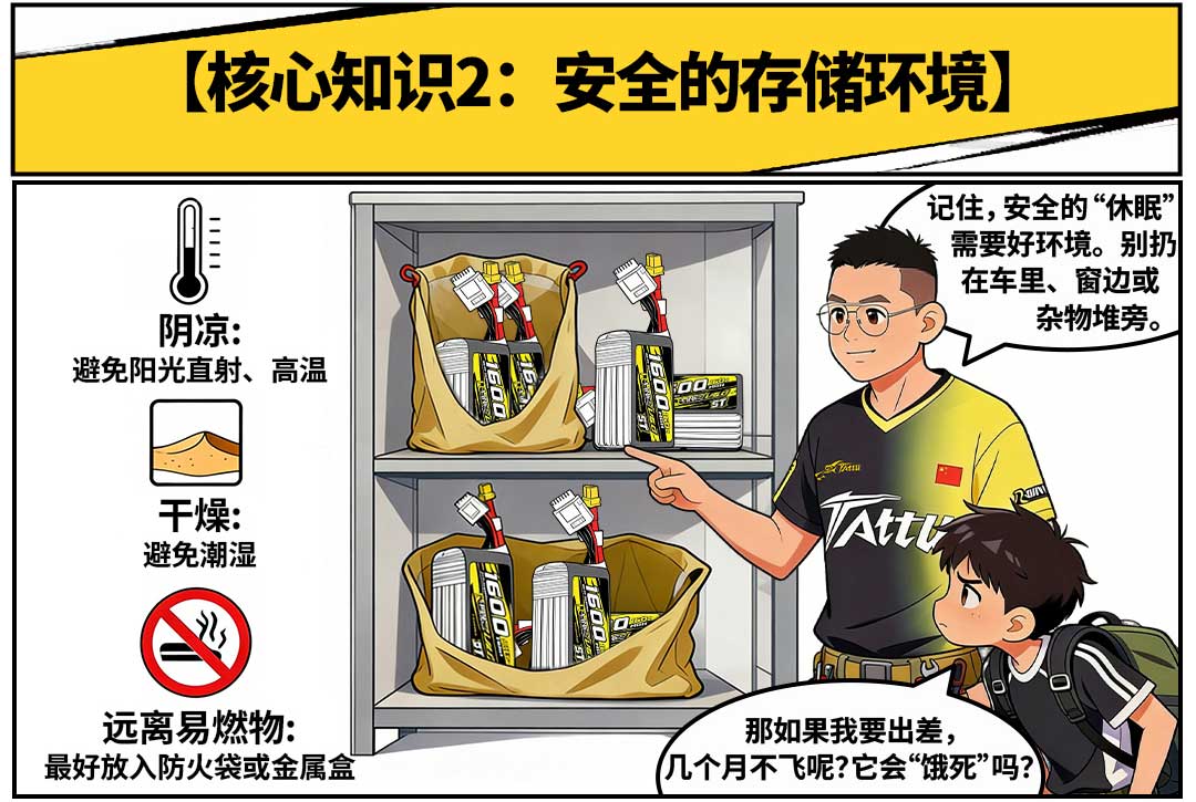 穿越机电池安全的存储环境 穿越机电池安全的存储环境